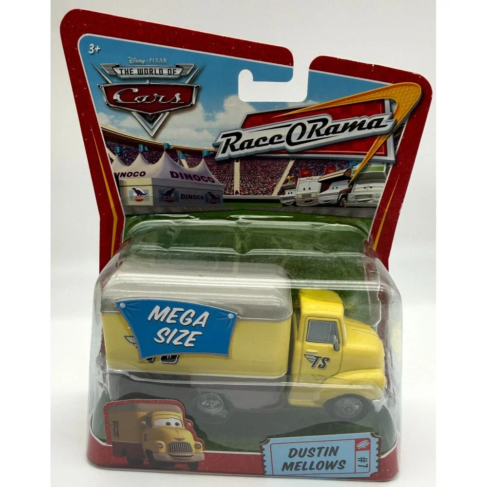 Disney Pixar Cars Dustin Mellows Mega Size Race-O-Rama Diecast NIP